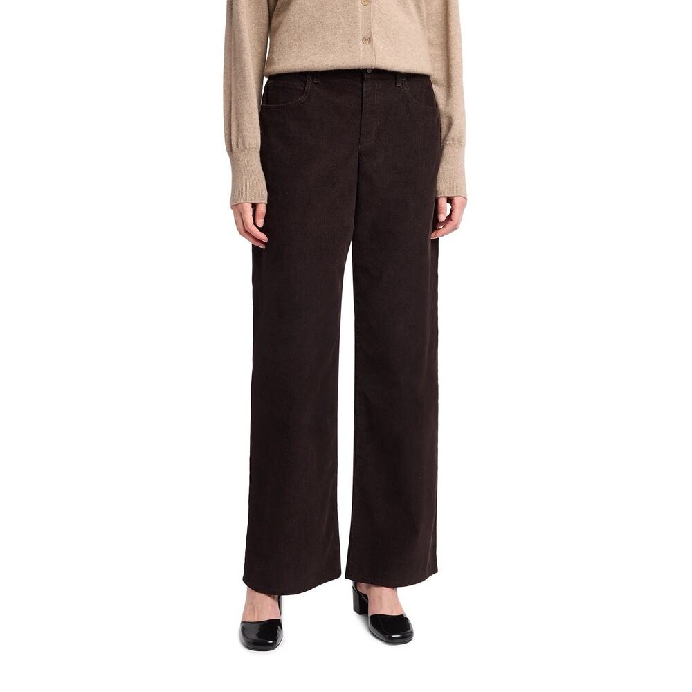 The Row Eglitta Brown Corduroy Wide Leg Pants Made in Italy Size 2 Dark Academia